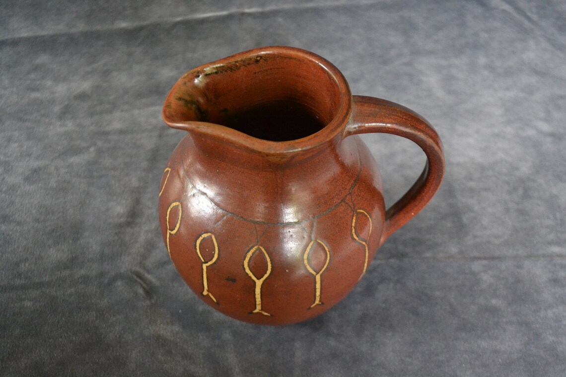 Early British Ceramic Studio Pottery Jug Etsy UK