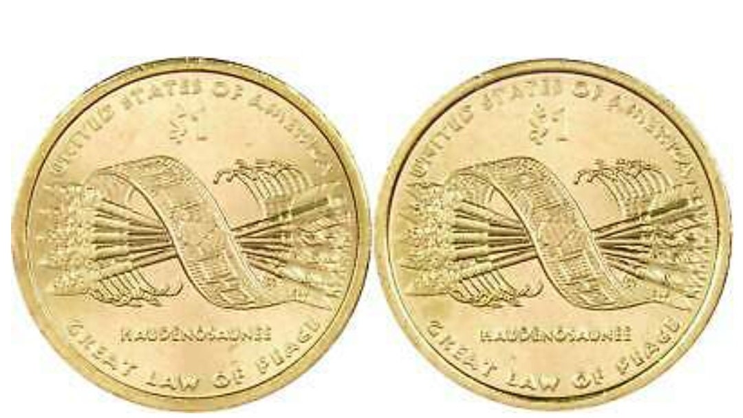 RARE Haudenosaunee Gold Dollar Sacagawea Coin Etsy rare-haudenosaunee-gold-dollar-sacagawea-coin-etsy