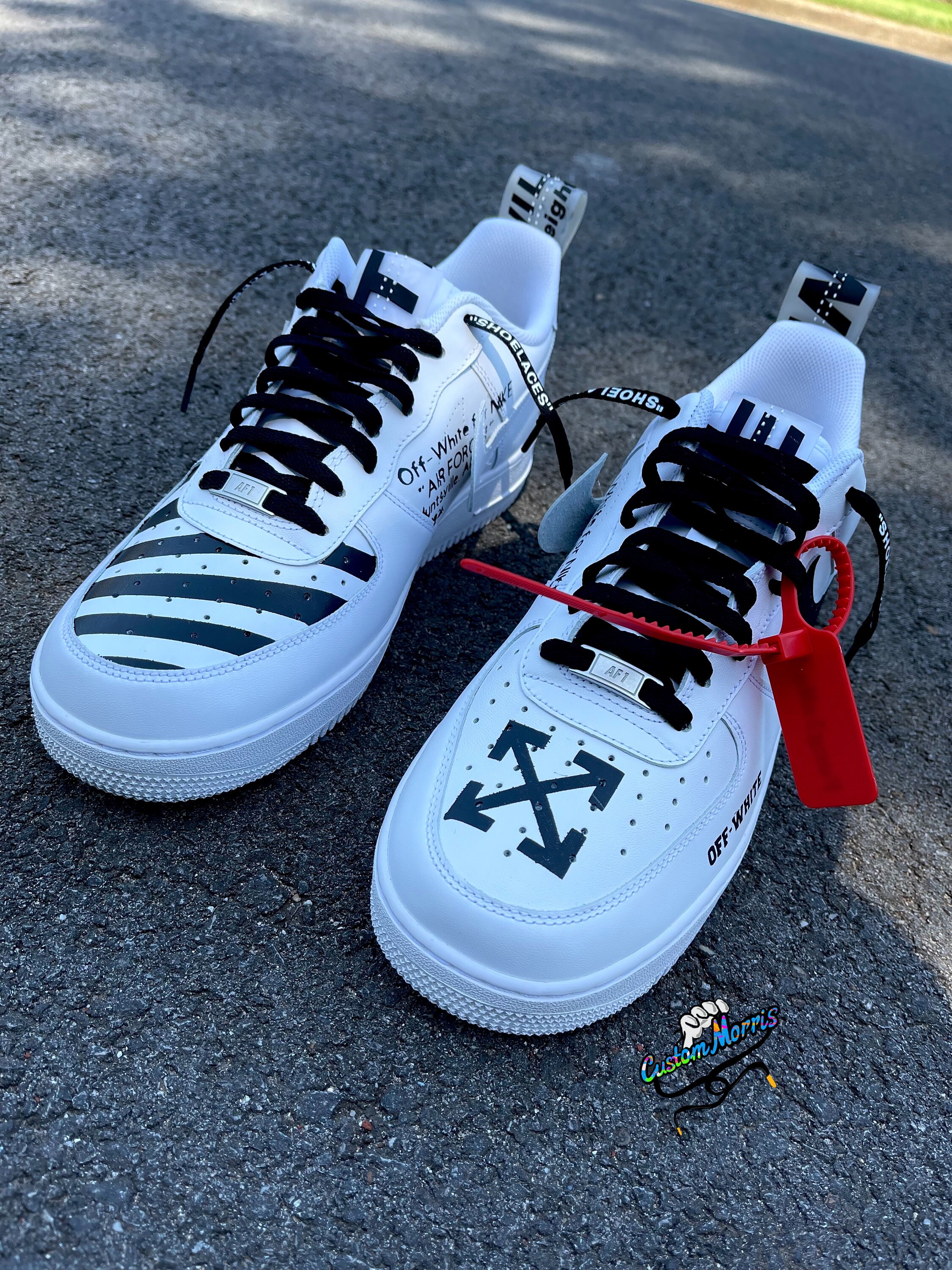 custom air force off white