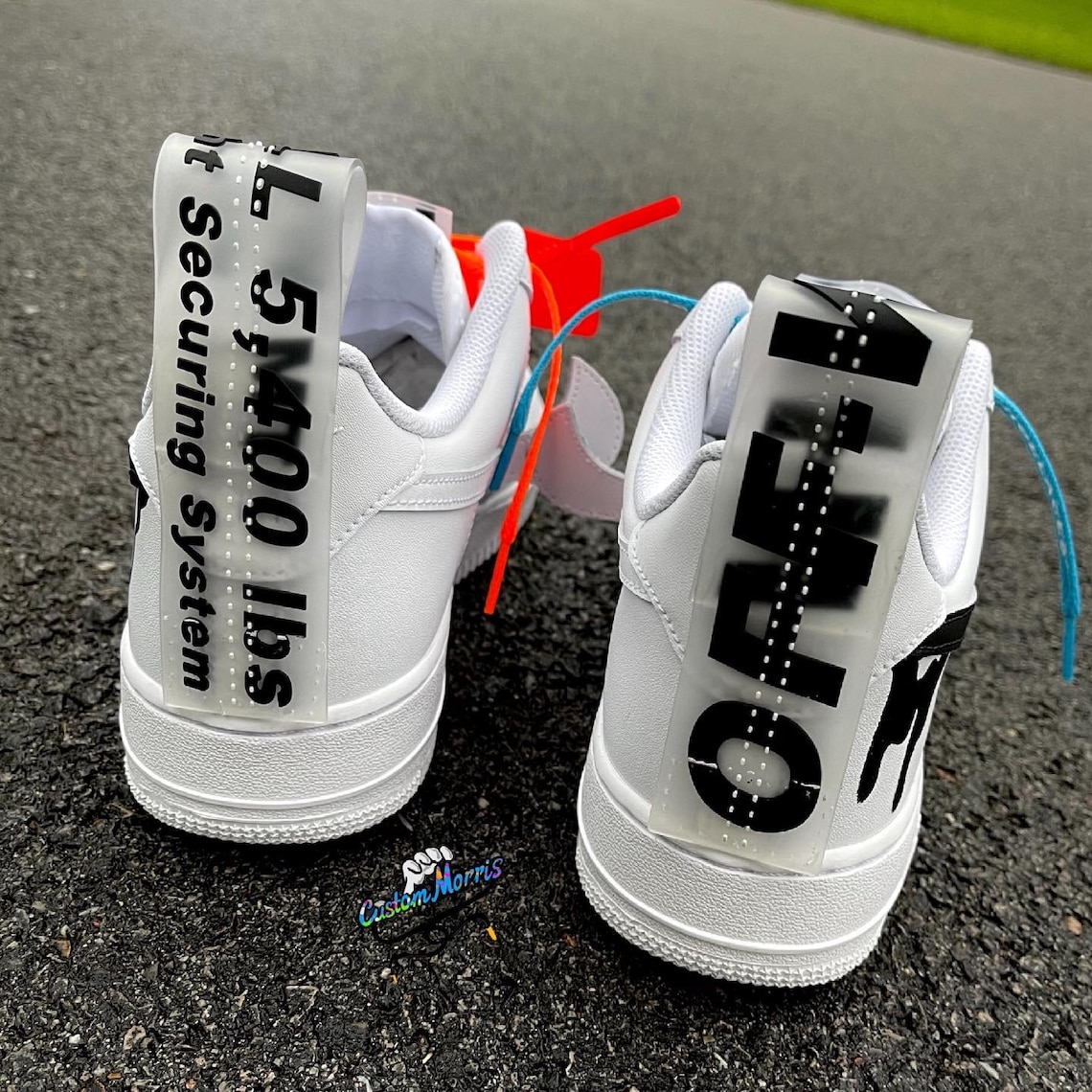 custom air force off white