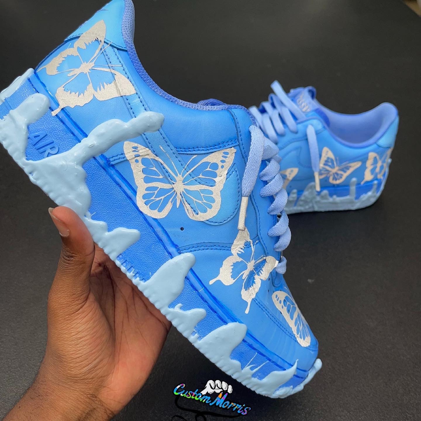 custom butterfly air force 1