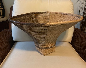 Rare Design Zambian Tonga Pedestal Basket