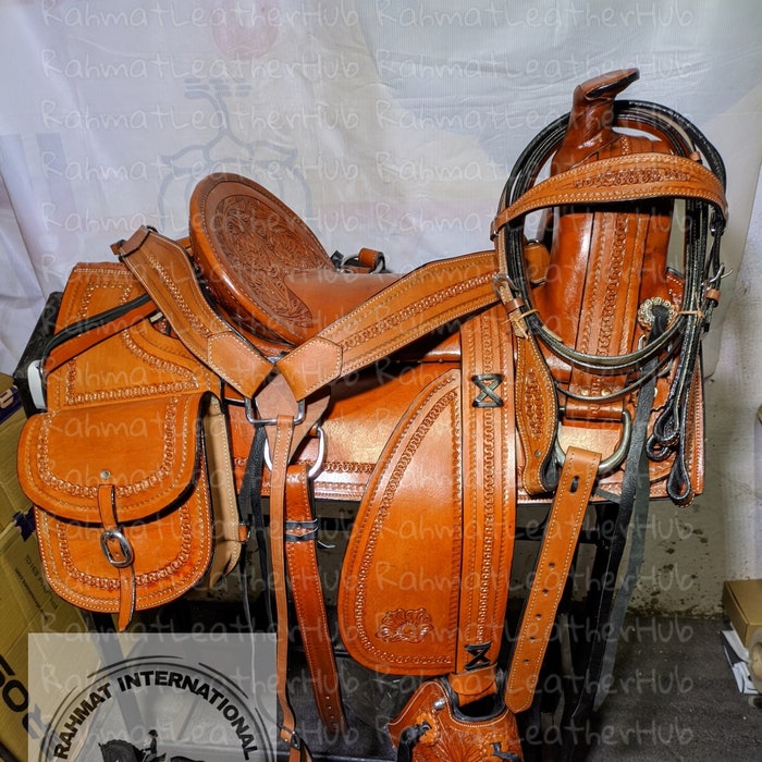 Used Horse Saddle Bag Etsy