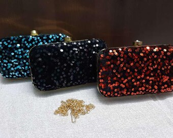 branded party clutches