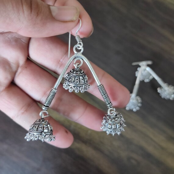 Cheap oxidised earrings online sale