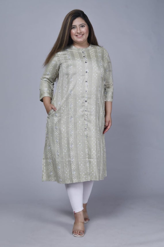 Plus Size Kurtis for Women, Dailywear Cotton Kurti Dress for Plus Size  Women, Indian Kurtis, Printed Kurti Extra Large Top Tunic Women Wear - Etsy