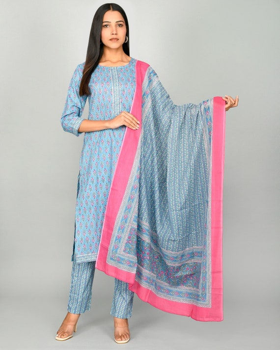 Cotton Semi-Stitched Suit at Rs 1945 in Delhi | ID: 4428792730