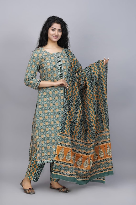 Designer Fully Stitched Cotton Suits for Women's and Girls, Kurti