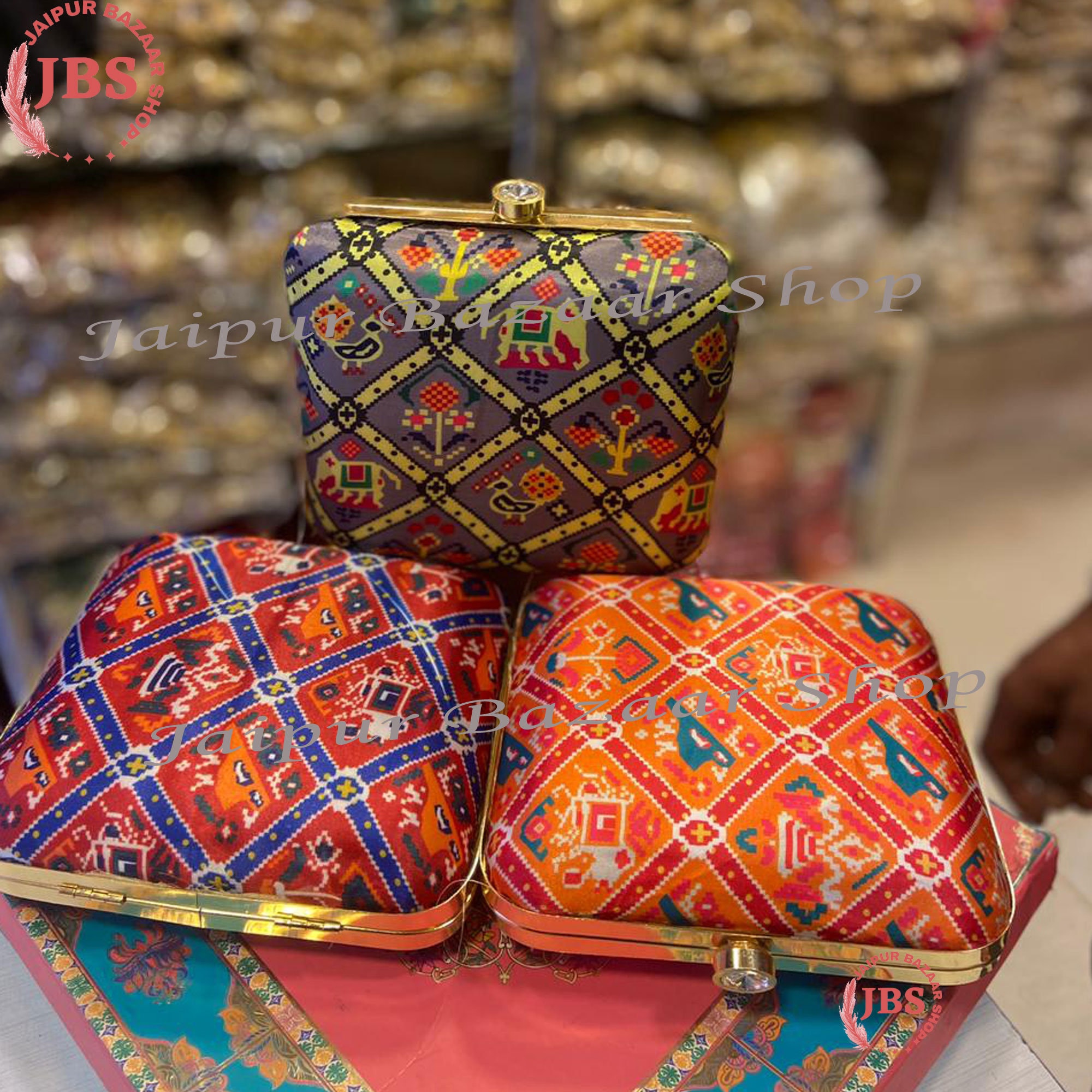 Brocade Dupion Silk designer Polti Bag for Wedding Diwali Gift Pouche   minimal affairs