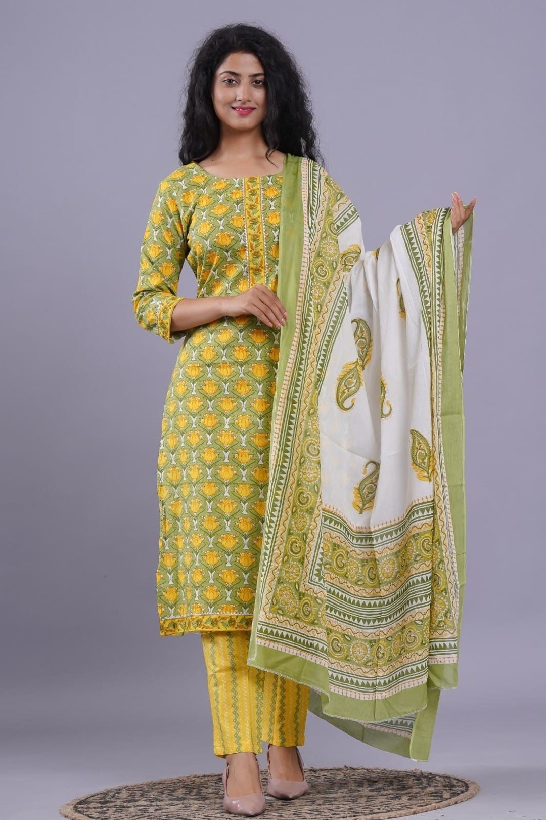 Shop chanderi zardozi work suit for women | The Indian Couture