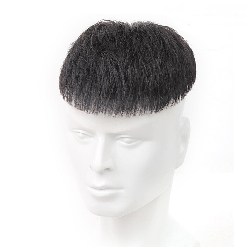 Mens Hair Topper Wig in 2 Natural Looking Skin Colour Shades Etsy