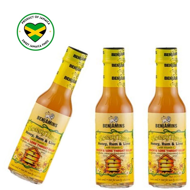 Cough Syrup Sore Throat Syrup Benjamins Honey Time Rum Etsy