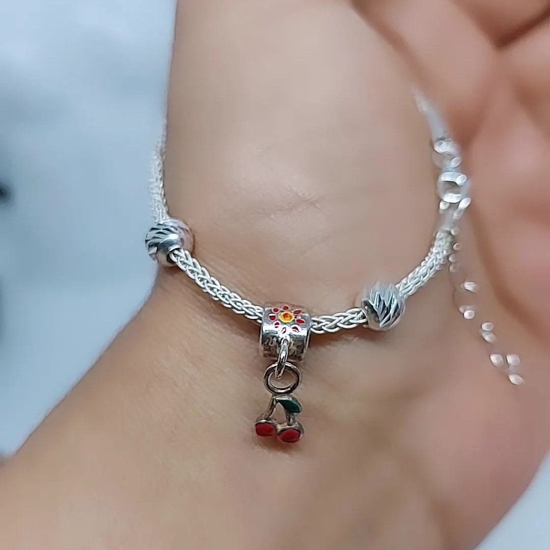 Hirabayashi Makiko・タッセルネックレス　[silver] 925 silver rosary with turquoise beads, hard stone 6 mm with