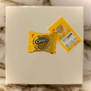 1/12 Scale food golden oreo printable template digital box