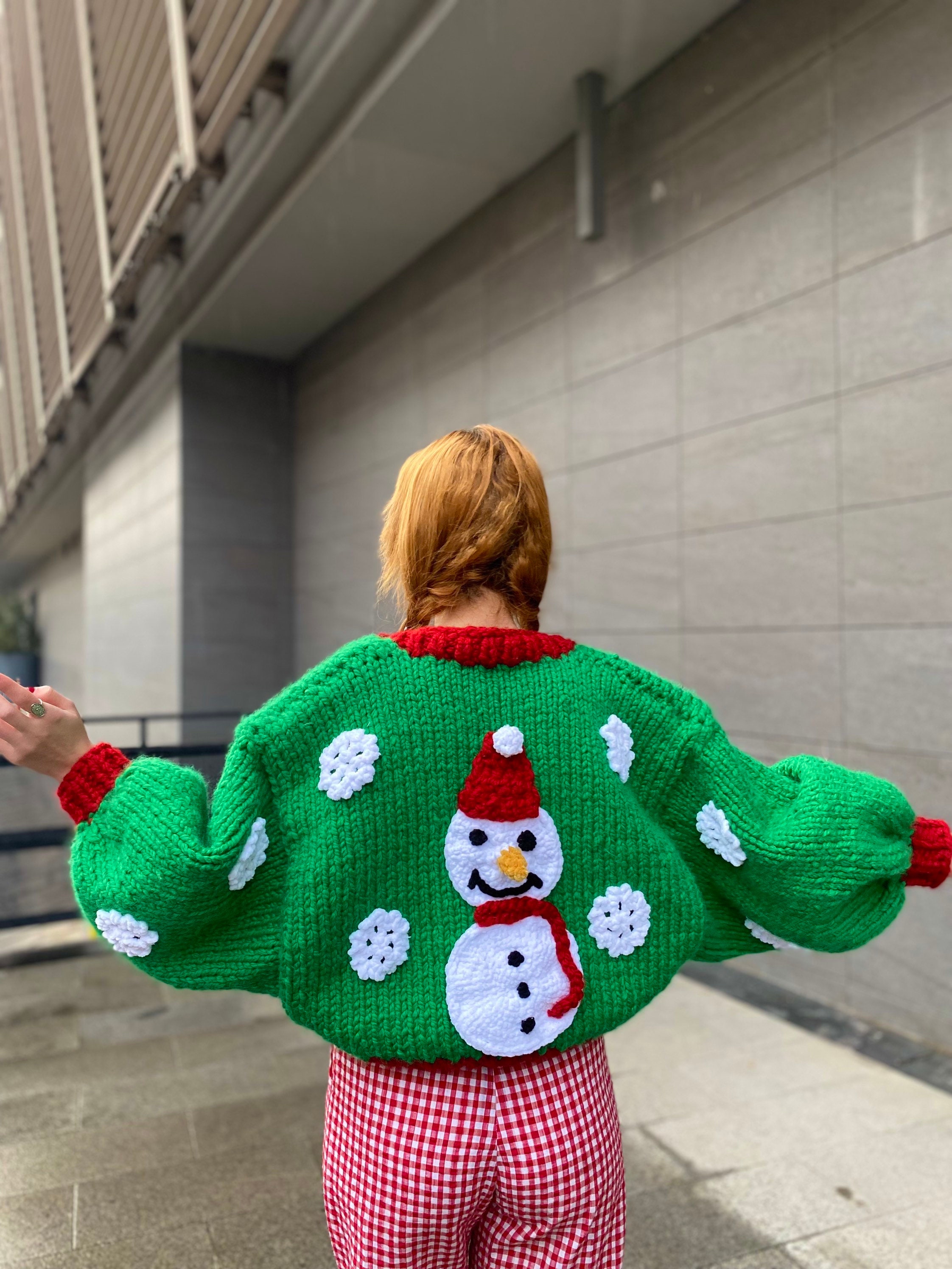 Christmas Cardigan - Etsy
