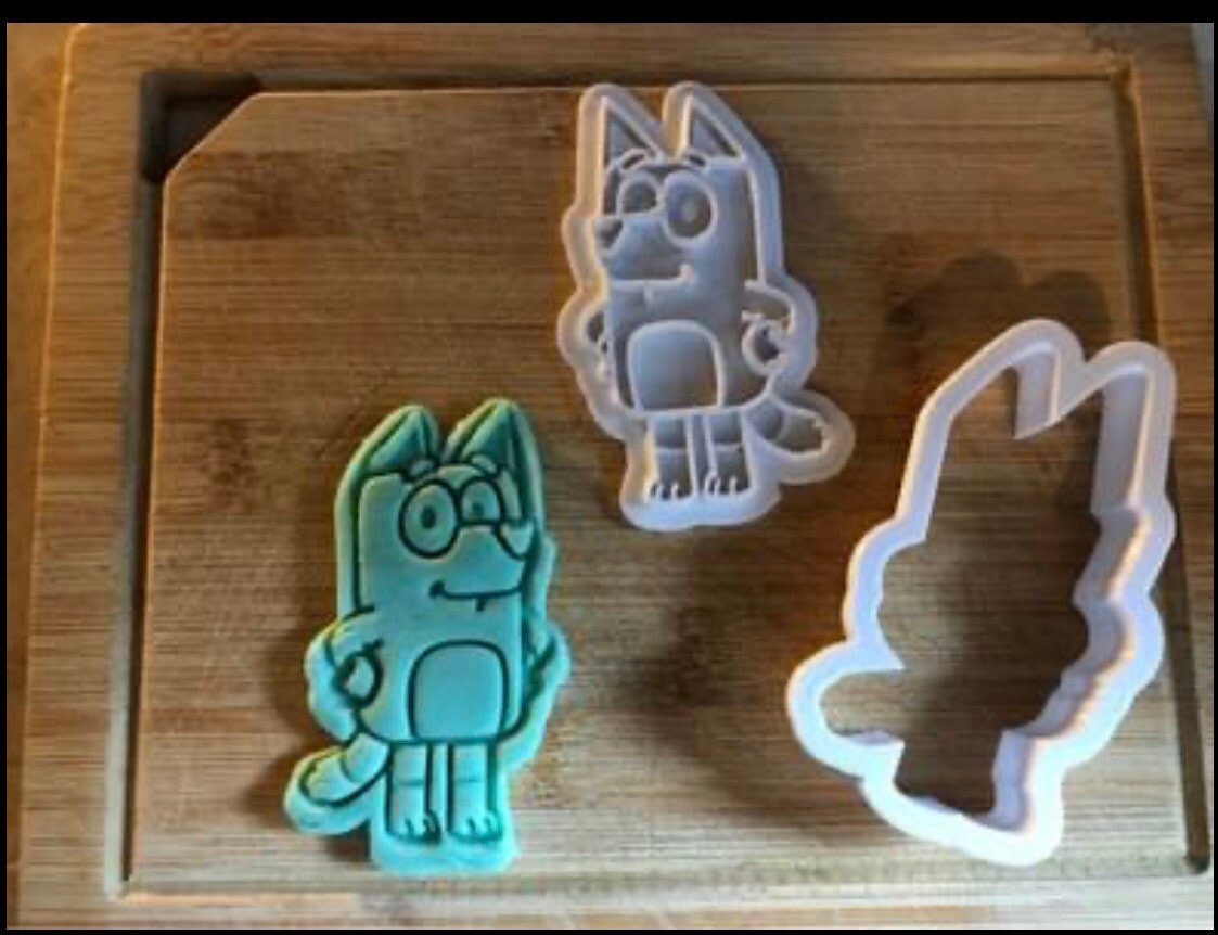 Bluey cookie cutter 3D printed Etsy