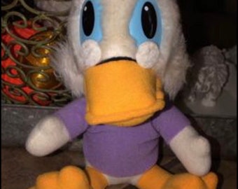 Vintage Mickey's 8" Un cuento de Navidad Disney Scrooge McDuck Peluche Juguete 1980