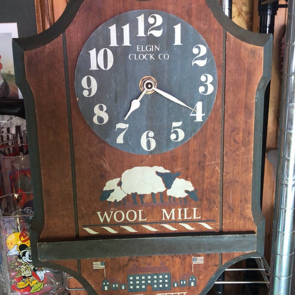 Elgin Wall Clock Etsy