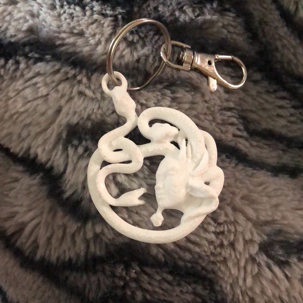 Medusa keychain clip