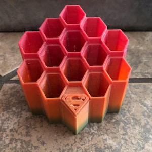 super man pencil holder desk supplies