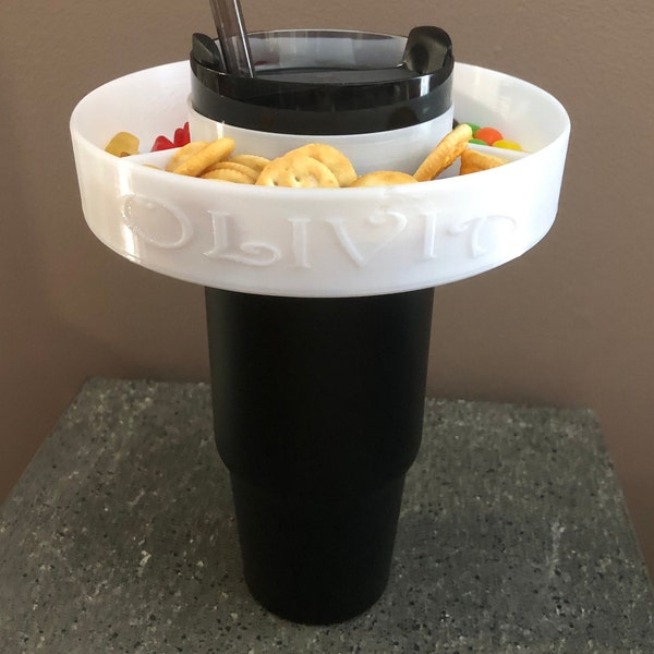 Stanley cup snack tray accessories with name