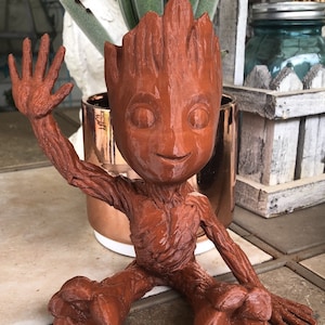 Groot Sukkulenten Pflanzer Deko Statue 19,5 cm