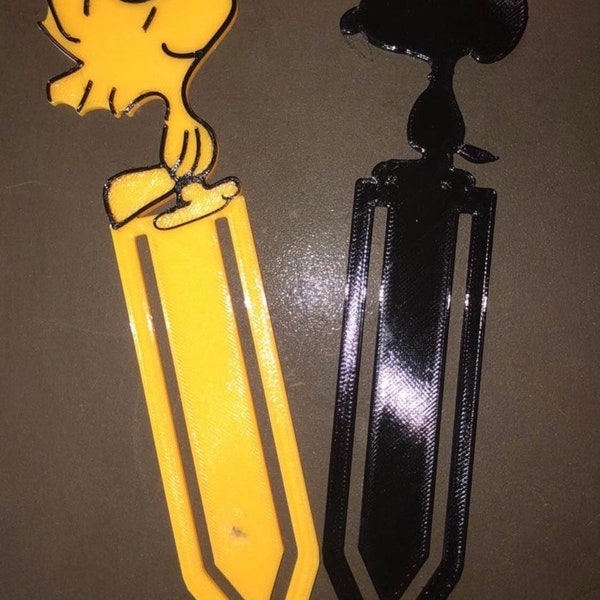 Snoopy & Woodstock bookmark set