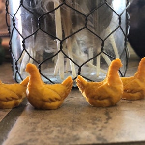 Chicken tire valve stem covers set of 5