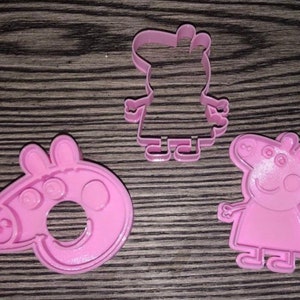 Juego de cortadores de galletas de Peppa Pig