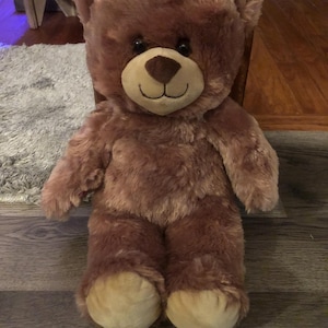 Build A Bear Workshop Teddy Bear Plush Stuffed Animal Toy Brown Classic Soft 16&quot;