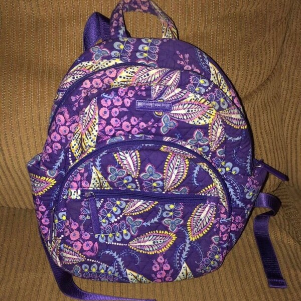 Vera Bradley Batik Leaves Women's Backpack