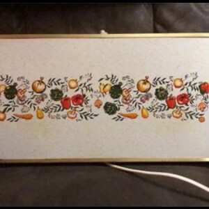 JASCO Hot Electric Tray Garden Harvest Vintage