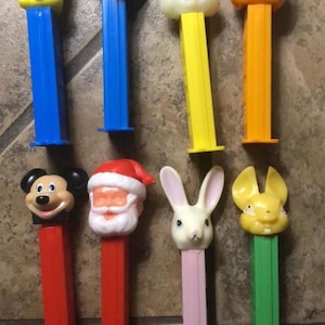 Pez Dispensers, Collectible Pez, Old Pez, Set of 19, Pooh Pez Dispensers, Collectible Pez, Old Pez, Set of 19, Pooh