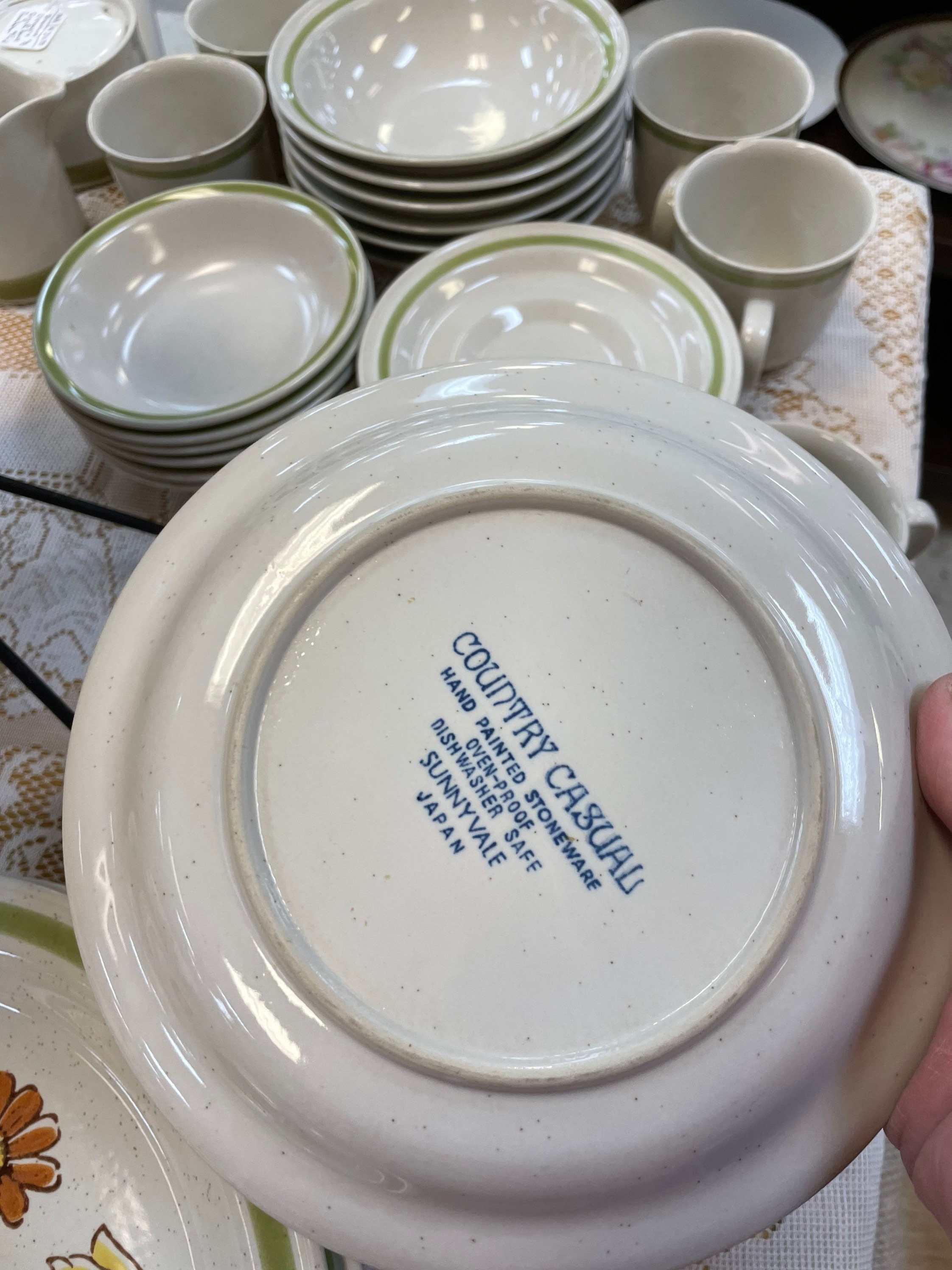 Vintage dinner set Service for 6 Etsy