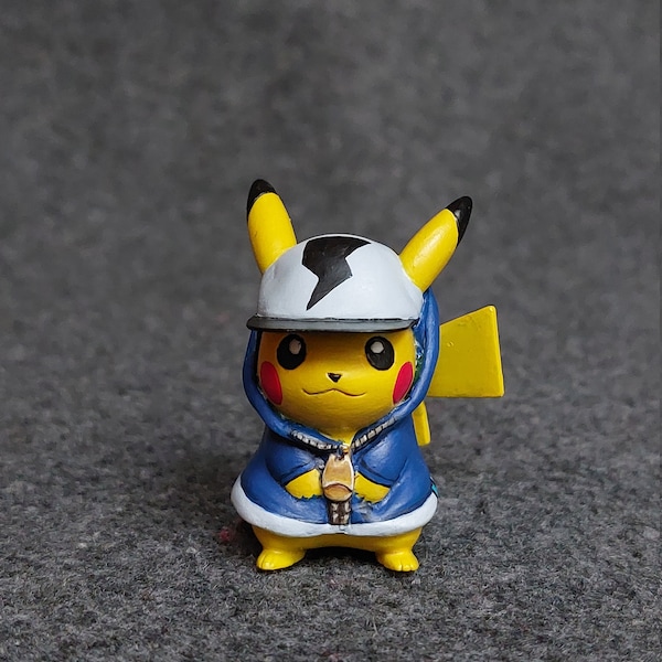 Figurine Pkemon Pikachu – Pokemon Unite Style Hip Hop | | de jouets Pokemon personnalisés | sur mesure et peints à la main | unique figurine Pokémon | Recyclé