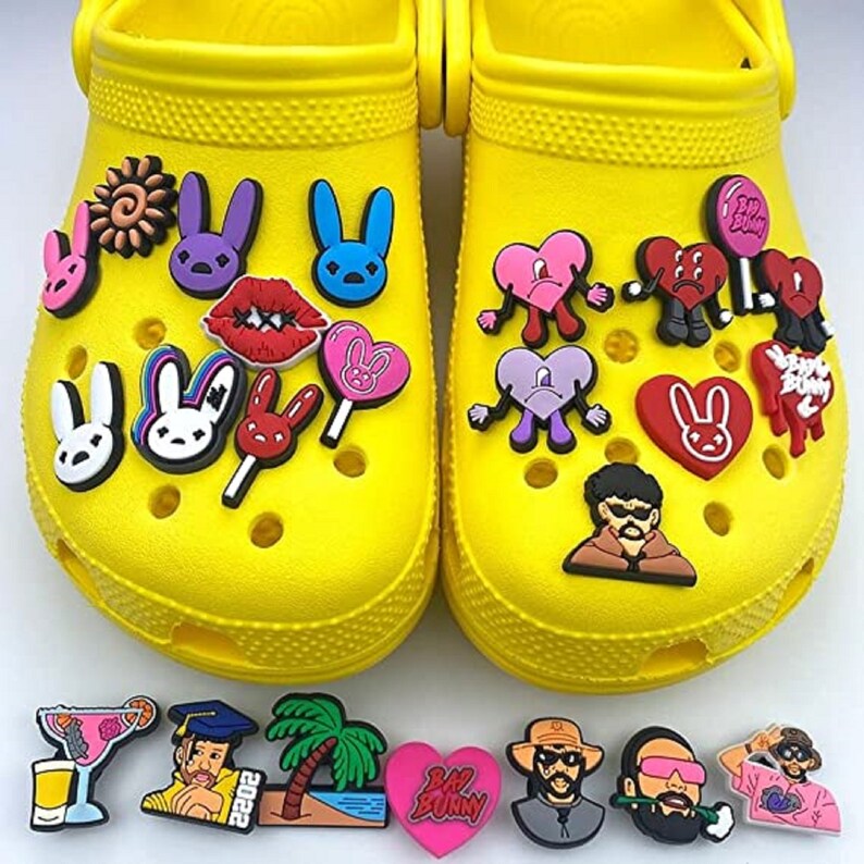 Bad Bunny Croc Charms 30pcs Un Verano Sin Ti Shoe Sharms for Etsy