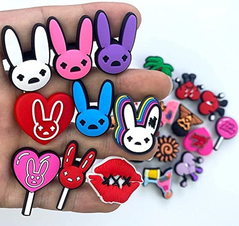 Bad Bunny Croc Charms 30pcs Un Verano Sin Ti Shoe Sharms for Etsy