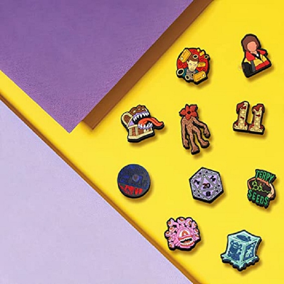 Stranger Things Croc Shoe Charms 10pcs Horror Things Croc Etsy Canada