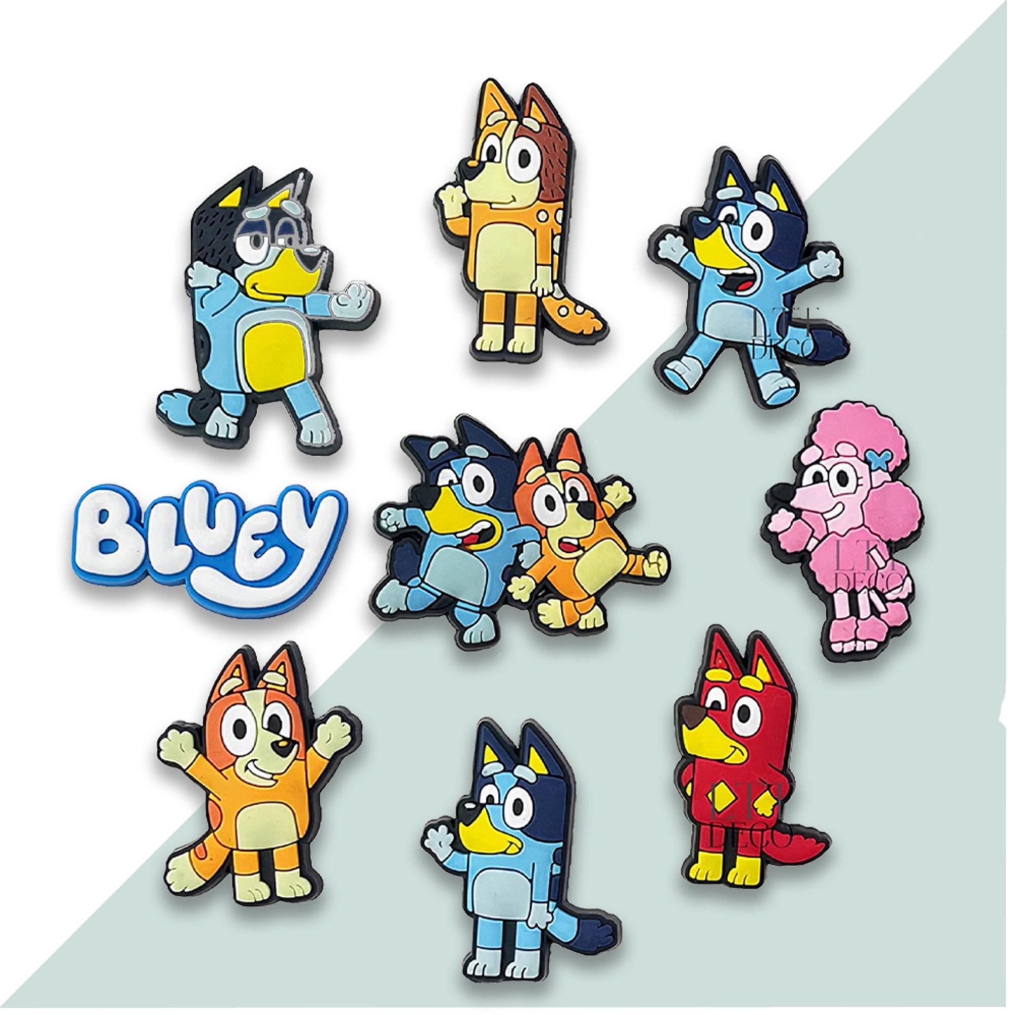 Bluèy Croc Shoe Charms Bluèy Dog Croc Charms Shoe Charms Fits Etsy