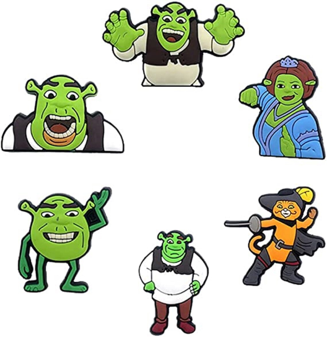 Shrek Shoe Charms Shrek Ears Croc Charms for Crocs Ogre Ears Etsy