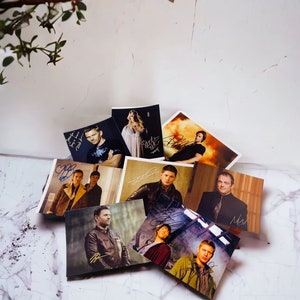 Supernatural autograph cards 2