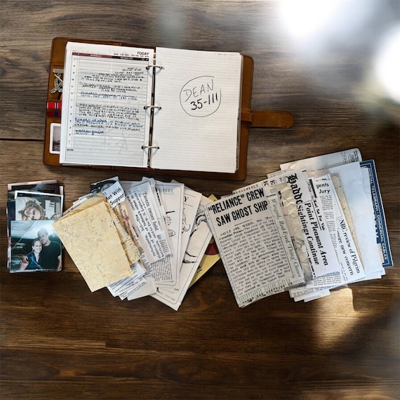 Supernatural John Winchester Journal KOMPLETT 1:1 + Extras