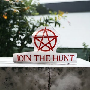 Supernatural JOIN THE HUNT sticker small large