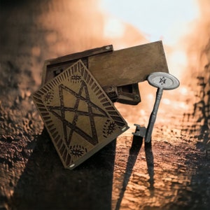 Supernatural Men of Letters Puzzle Box + Bunker Key Full Size Replica