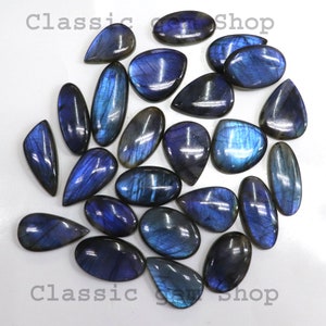 Wholesale Lot AAA+ Blue and Multi Both Fire Labradorite Cabochon Loose Gemstone,Spectrolite Labradorite Healing Gemstone