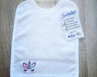 Point De Croix Bavoir Etsy