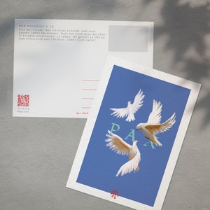 Carte postale "Pax"