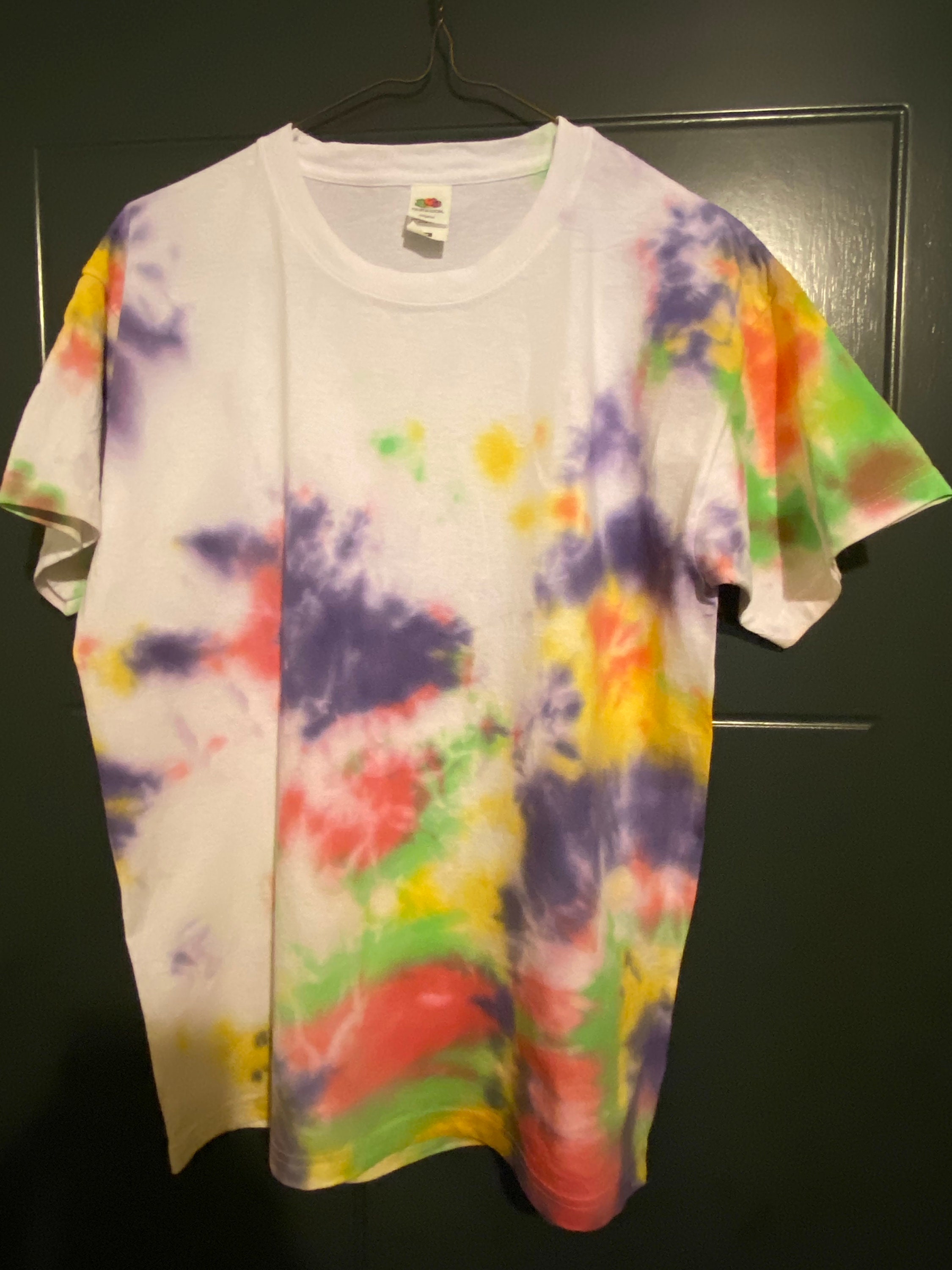 Tie Dye Multicoloured TeeShirt Etsy