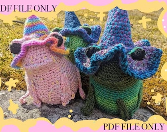 PDF Wizard Frog Amigurumi Pattern