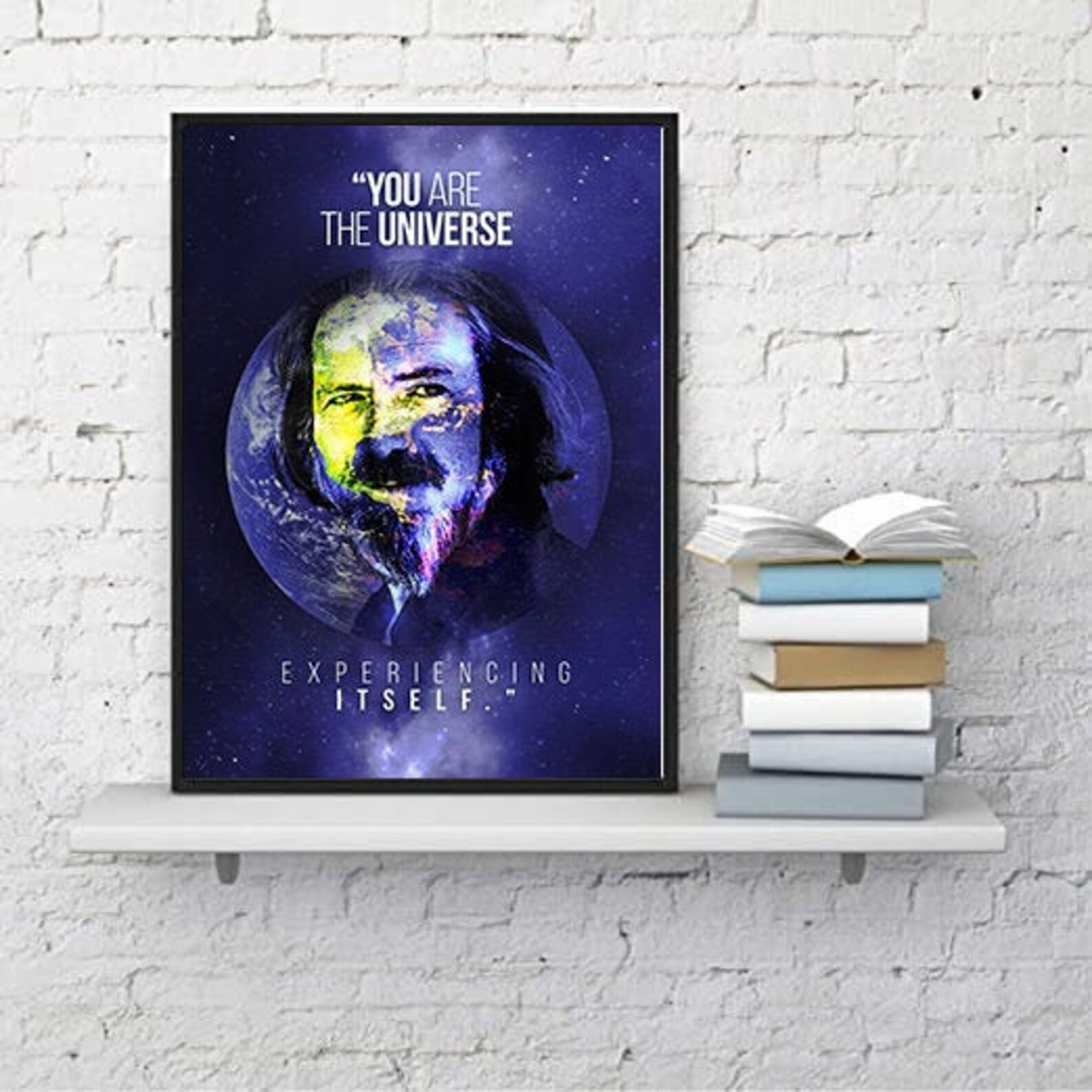 Alan Watts Poster Motivational Prints Inspirational Art | Etsy